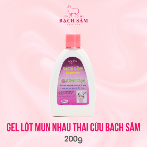 Gel lột mụn nhau thai cừu